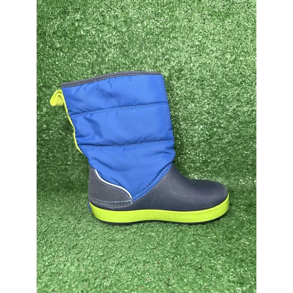 Crocs Toddler Size 11C Lodge Point Rain Boots Waterproof Walking Comfort Slip On